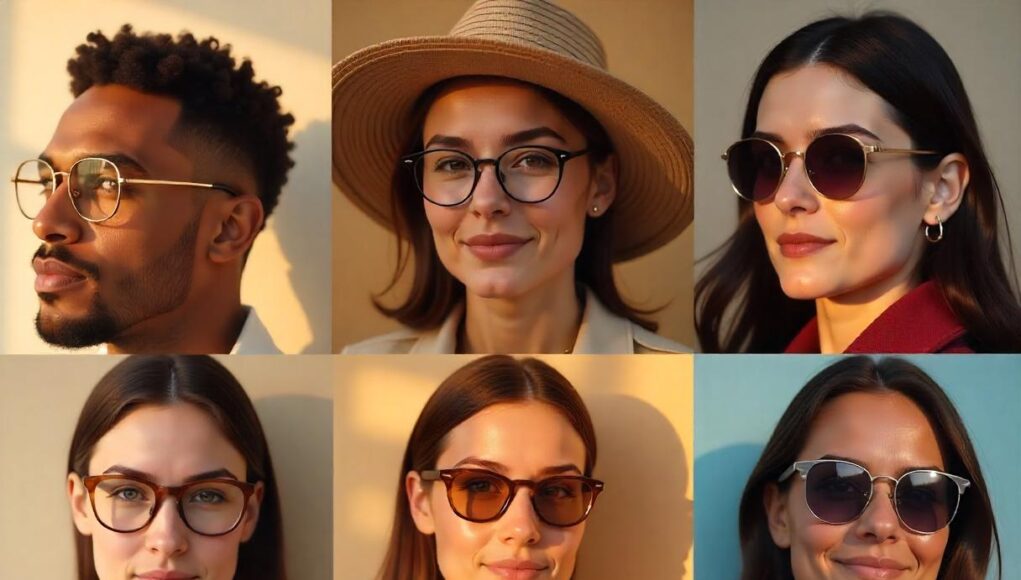 Diamond Face Shape Glasses