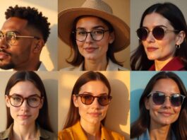 Diamond Face Shape Glasses