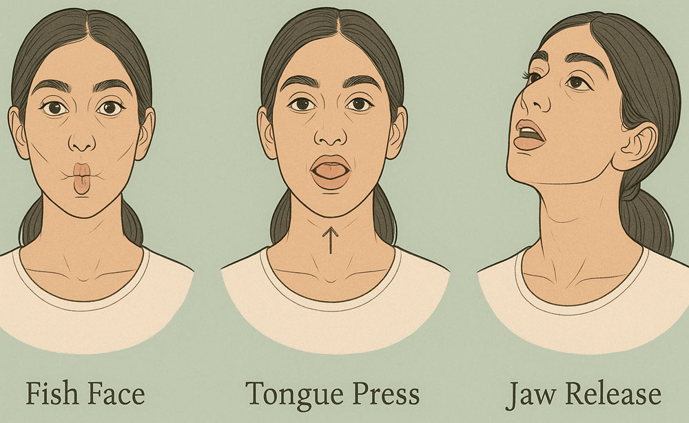 natural methods to change and improve face shape
