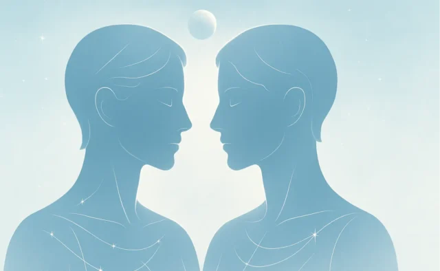 Gemini Zodiac Sign: Dates, Traits, Meaning, Compatibility & Horoscope 2026 Gemini zodiac sign symbol showing the twins with Mercury theme in an airy sky. 