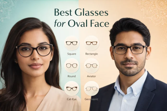 Best Glasses for Oval Face: Complete Guide for India 2025 Best Glasses for Oval Face India - Complete Style Guide 2026
